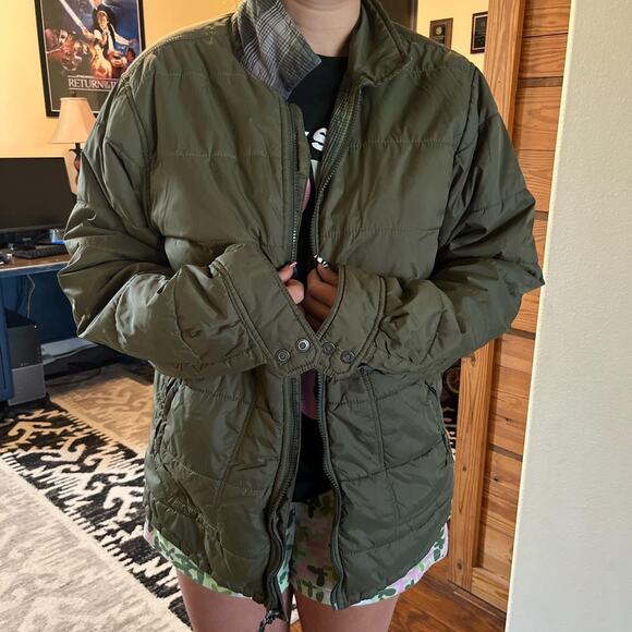 Lightweight military green prana zip - Picture 1 of 4